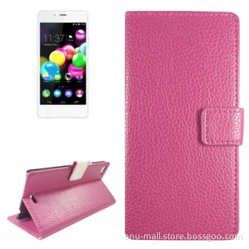 Trade assurance supplier flip leather for wiko highway pure phone case made in China